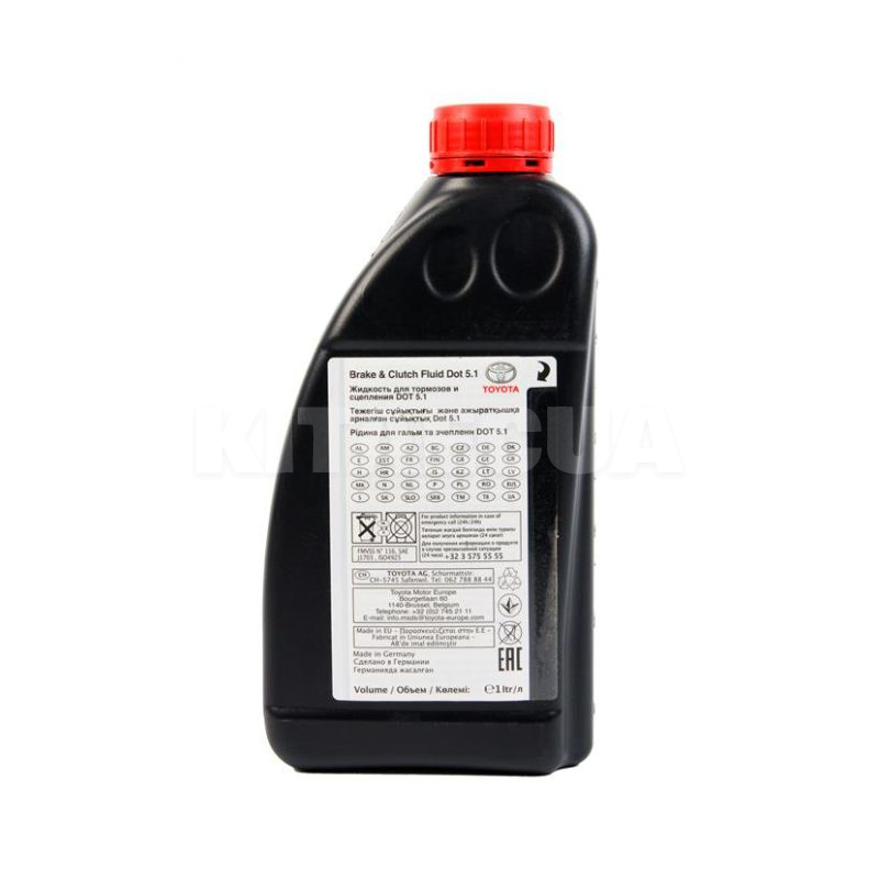 Гальмівна рідина 1л DOT 5.1 Toyota (0882380004) - 2