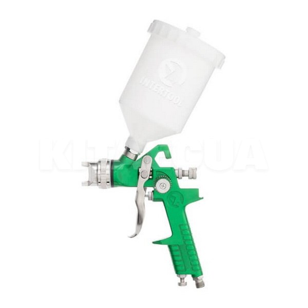Краскопульт пневматический HVLP 2.5мм 3 бар бачок 600мл Intertool (PT-0125-INTERTOOL) - 3