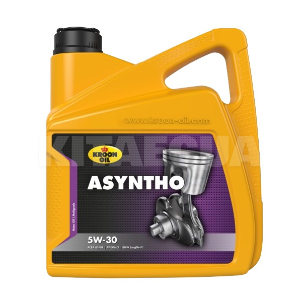 Моторное масло синтетическое 4л 5W-30 ASYNTHO KROON OIL (34668)