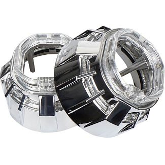 Маски для линз 2.5" С10S W+Y ангельские глазки SIGMA4car
