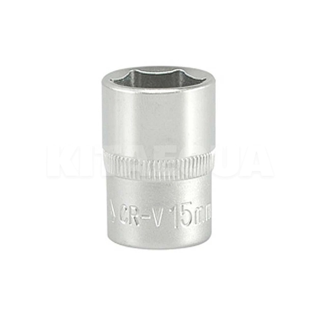 Головка торцева 6-гранна 15 мм 3/8" 28 мм YATO (YT-3810)