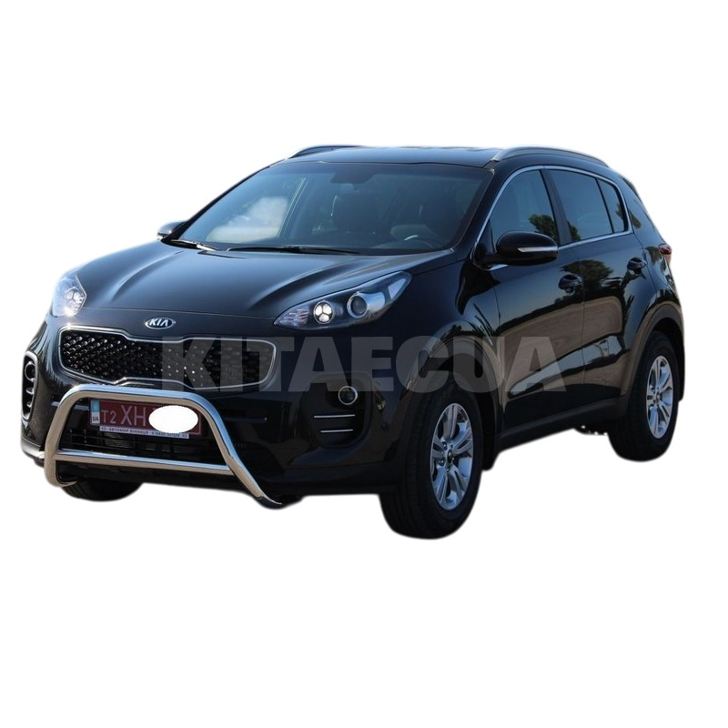 Кенгурятник WT006 Kia Sportage 2015-2021 нержавеющая сталь CAN (dd27765) - 5