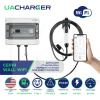 Зарядка для электромобиля 9.2 кВт 40А 1-фаза Type 1 (американское авто) 4.6м WALL WiFi UACHARGER (CHS-WLWF220911-23)