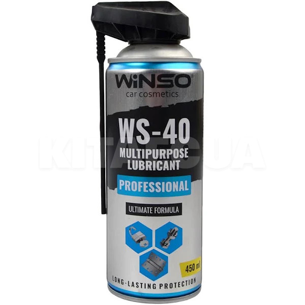 Смазка многофункциональная PROFESSIONAL MULTIPURPOSE LUBRICANT WS-40 450мл Winso (830210)