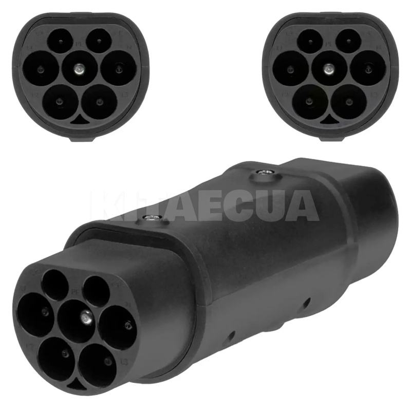 Перехідник 22 квт 32А 3-фази TYPE 2 (станція) - GB/T AC (китайське авто) FEYREE на HONDA e:NS1 (P-T2GBT3) - 2