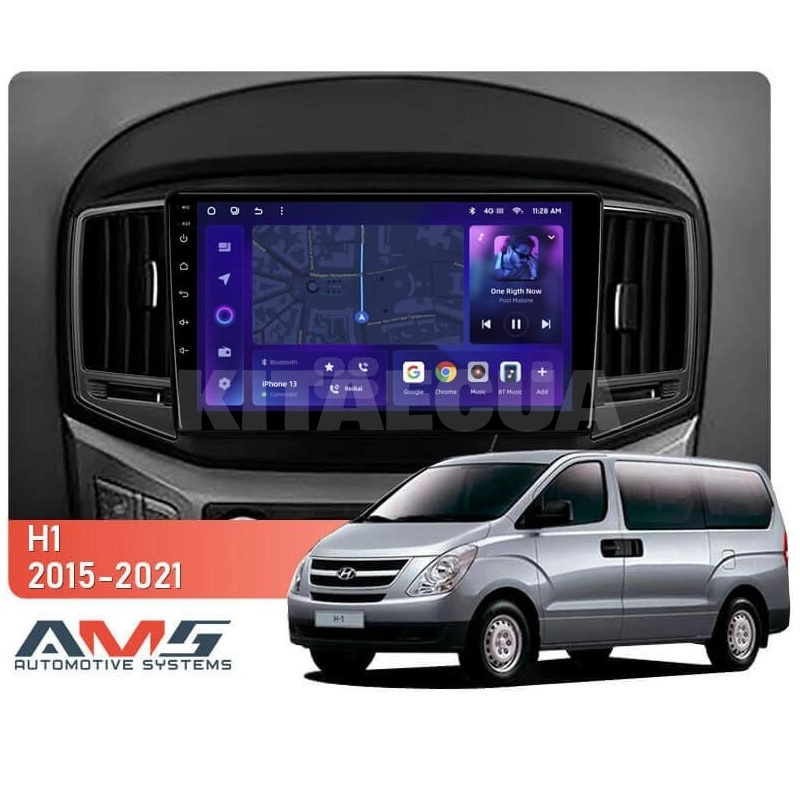 Штатная магнитола MOSS M3 4+32 ГБ 9" Hyundai H1 2 TQ 2015-2021 (F2) AMS (49984) - 3