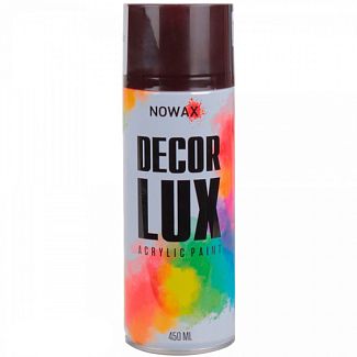Фарба коричнева 450мл акрилова Decor Lux NOWAX