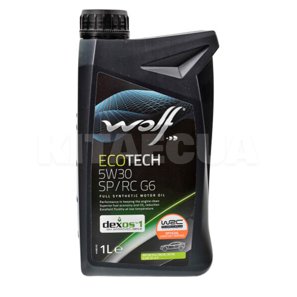 Масло моторне синтетичне 1л 5W-30 Ecotech SP/RC G6 WOLF (1047289)