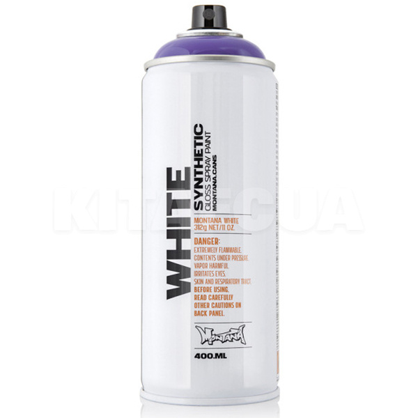 Краска декоративная синтетическая 400мл 4105 "сладкая фиалка" фиолетовая White MONTANA (344275-MONTANA) - 2