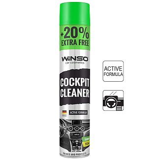 Полироль для пластика "лимон" 750мл Cockpit Cleaner Winso