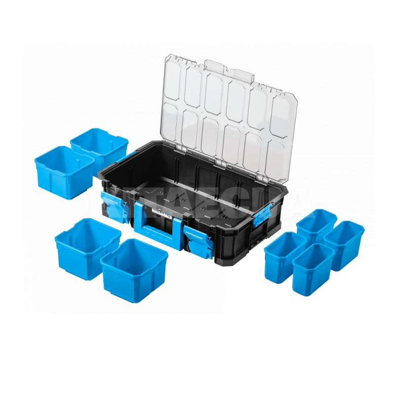 Органайзер с поликарбонатной крышкой 517x331x134 мм HOEGERT (HT7G503) - 2