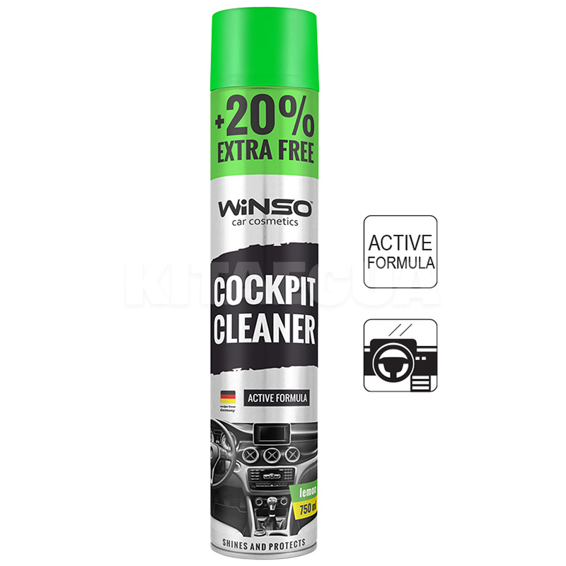 Полироль для пластика "лимон" 750мл Cockpit Cleaner Winso (870540)