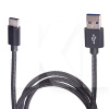 Кабель USB - Type-C черный PULSO ((200) Bk)