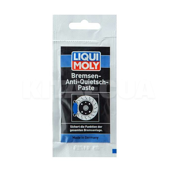 Мастило синтетичне Bremsen Anti-Quietsch-Paste для гальмівної системи (синя) 10мл LIQUI MOLY (3078)