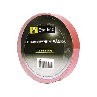 Двостороння клейка стрічка 10 м х 25 мм STARLINE