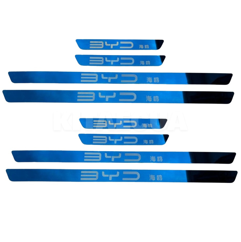 Накладки на пороги (8шт) на BYD Seagull (NNP-BYDSG) - 4