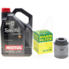 Олія синтетична 5л 5W-30 SPECIFIC + фільтр Mann-Filter на Skoda Fabia II 1.2 TSI MOTUL (106375-W712-94)