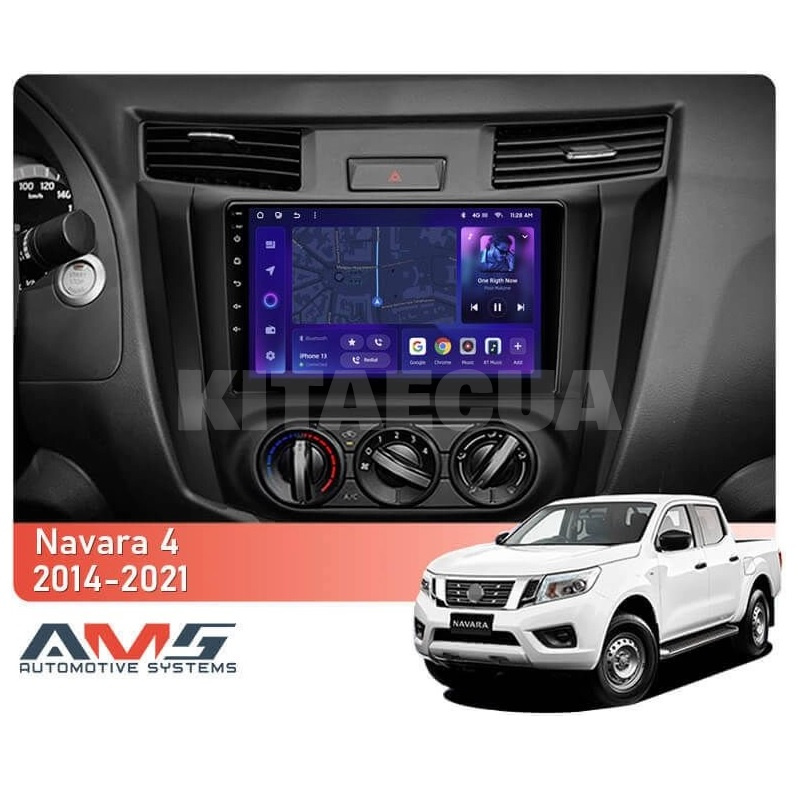 Штатна магнітола MOSS M3 4+32 ГБ 9" Nissan Navara D23 4 2014-2021 (B) AMS (50576) - 2