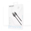 Кабель USB Micro USB 2.4A 1м Dense Metal черный PROOVE (504970001)