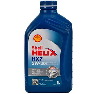 Масло моторное полусинтетическое 1л 5W-30 Helix HX7 SHELL