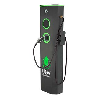 Зарядная станция для электромобиля 44 кВт 32А 3-фази 2-порта UGV CHARGERS
