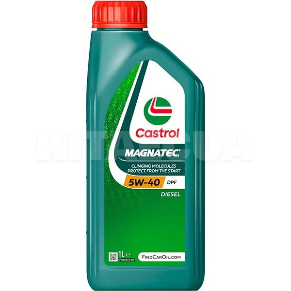 Масло моторное синтетическое 1л 5W-40 MAGNATEC DIESEL DPF CASTROL (R1-MD5DPF-12X1N-Cast)