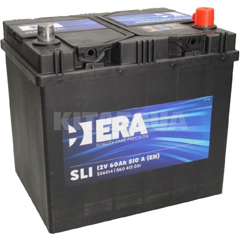 Акумулятор автомобільний 60Ач 510А "+" праворуч ERA (S56014)