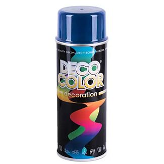 Краска глянцевая 400мл синий сапфир DecoColor