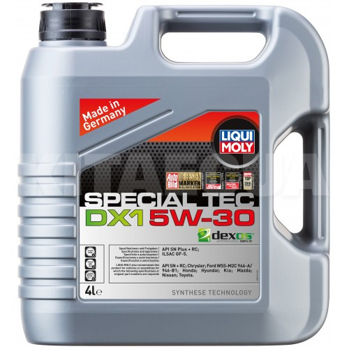 Масло моторное синтетическое 4л 5W-30 Special TEC DX1 LIQUI MOLY (20968-Liqui Moly)