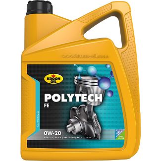 Масло моторное синтетическое 5л 0W-20 PolyTech FE KROON OIL