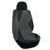 Накидка на сиденье черная массажер (круглая косточка) 47х100 VITOL (106453)