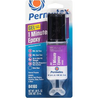 Клей двокомпонентний епоксидний 60 Second General Purpose Epoxy 60-023 25мл Permatex