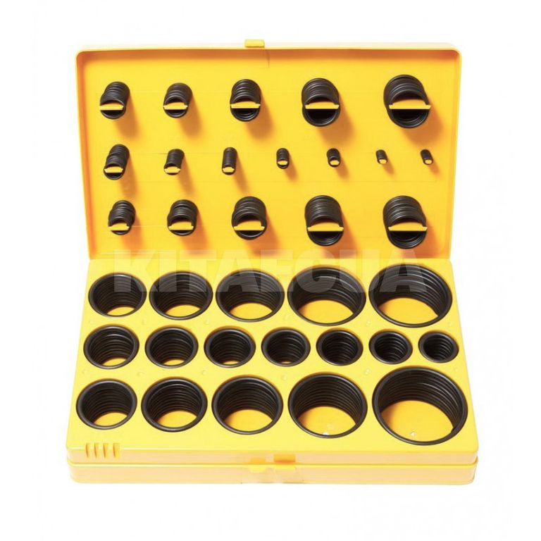 Кольца уплотнительные резиновые маслобензостойкие (дюймовые) 419 предметов ROCKFORCE (RF-719)