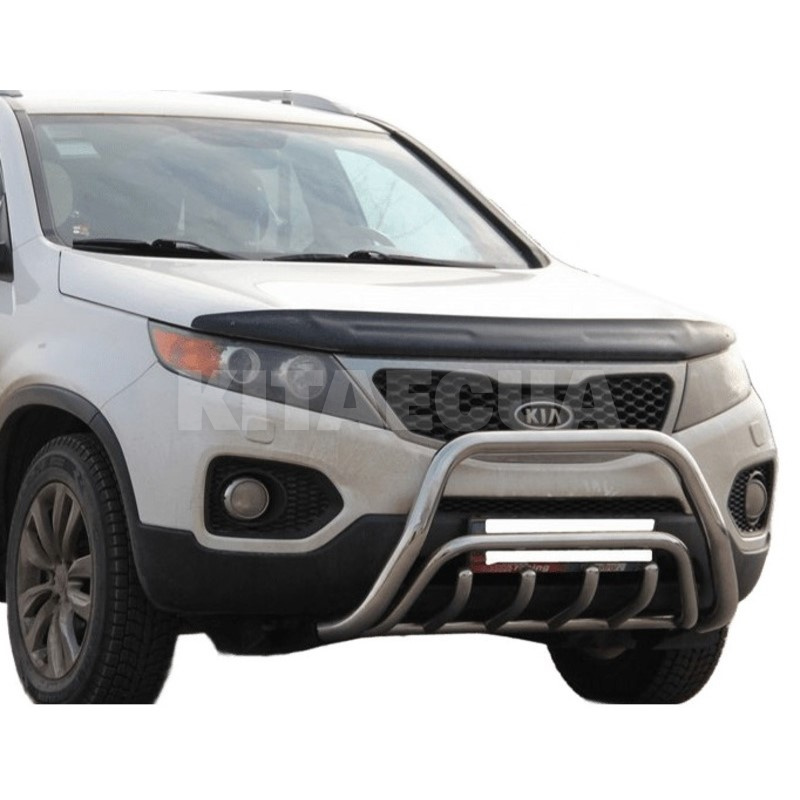 Кенгурятник WT002/2 Kia Sorento XM 2009-2014 нержавеющая сталь CAN (dd22502) - 3