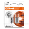 Лампа розжарювання 12V 4W T4W BA9s (2 шт) Original Osram (3893-2BL)