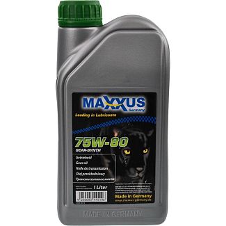 Масло трансмиссионное синтетическое 1л 75W80 Gear-Synth Maxxus