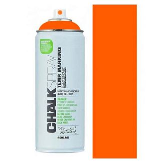 Краска оранжевая 400мл 2010 матовая на меловой основе MONTANA