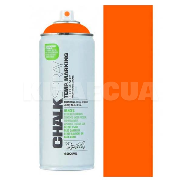 Краска оранжевая 400мл 2010 матовая на меловой основе MONTANA (376092-MONTANA)