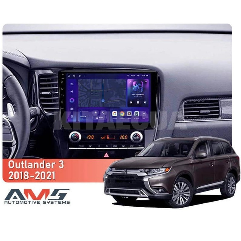 Штатна магнітола MOSS M3 4+32 ГБ 10" Mitsubishi Outlander 3 GF0W GF0W GG0W 2018-2021 AMS (50843) - 2