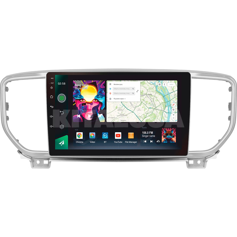 Штатная магнитола PRO 9464 4+64 Gb 9" Kia Sportage 4 QL 2018-2020 SIGMA4car (39747)