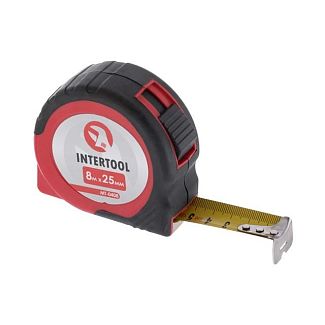 Рулетка 8м х 25мм Intertool