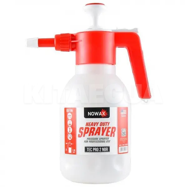 Помповый распылитель 2л пластик Heavy duty sprayer TEC PRO 2 NBR NOWAX (NX02181)
