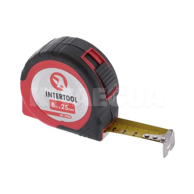 Рулетка 8м х 25мм Intertool (MT-0408)