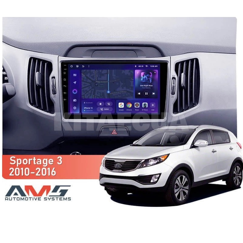 Штатна магнітола MOSS M3 4+32 ГБ 9" Kia Sportage 3 SL 2010-2016 (B) AMS (50081) - 2