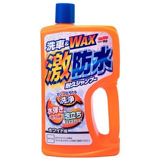 Автошампунь Water Block Shampoo White 750мл c водоотталкивающим эффектом для светлых автомобилей SOFT99