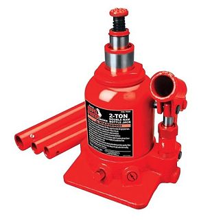 Домкрат гидравлический бутылочный до 2т (150мм-370мм) (TONGRUN) TORIN