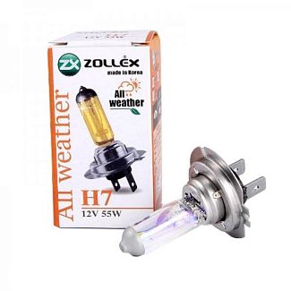 Галогенна лампа H7 55W 12V All weather ZOLLEX