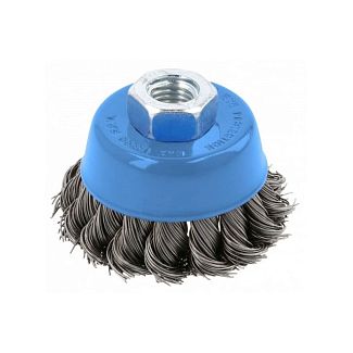 Щітка чашкова з різьбленням 65 мм HOGERT