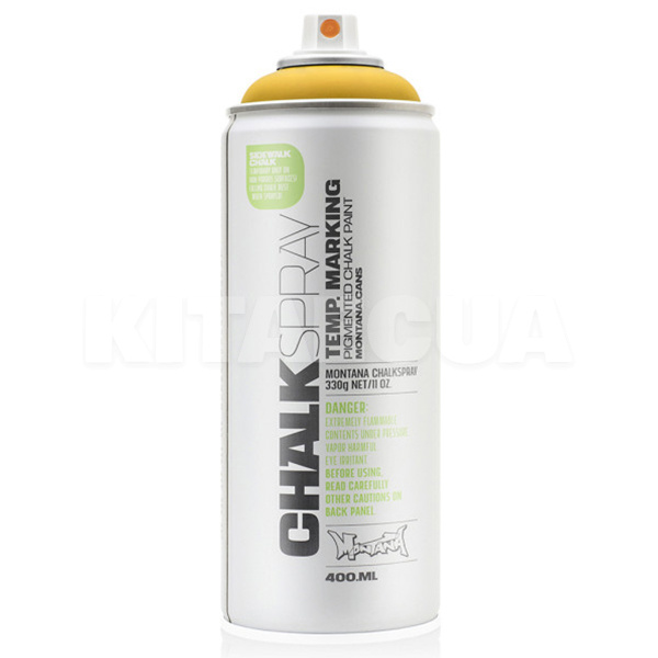 Фарба декоративна крейдяна 400мл 1020 жовта матова Chalk MONTANA (376085-MONTANA)