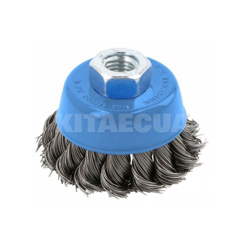 Щетка чашечная с резьбой 65 мм HOGERT (HT7D734)